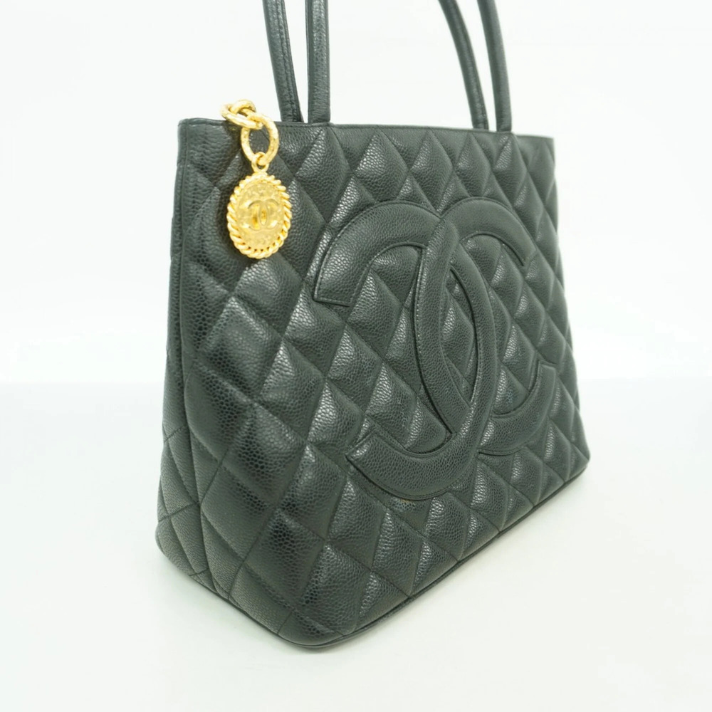 CHANEL Black Caviar Leather Reissue Tote Bag - Picture 2 of 10